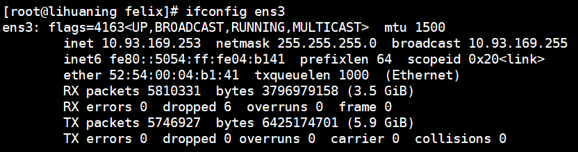 ifconfig