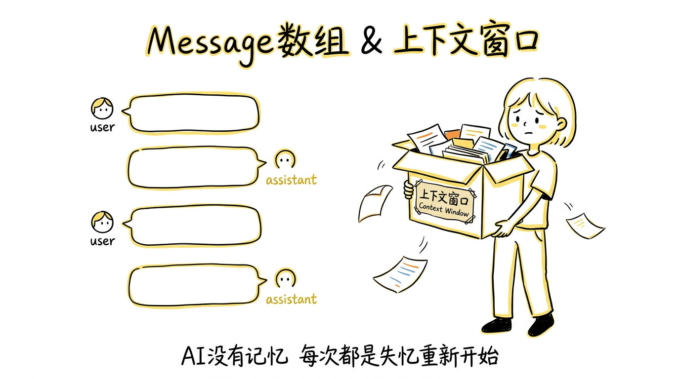 Message数组与上下文窗口